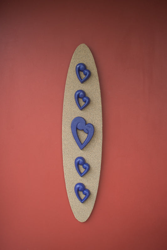 Surfboard Koru Heart