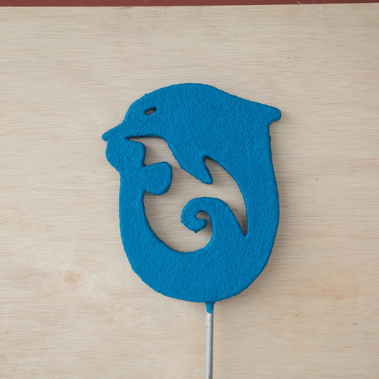 Dolphin wave lawn stand