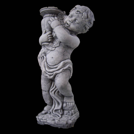 Water Feature - Cherub holding vase